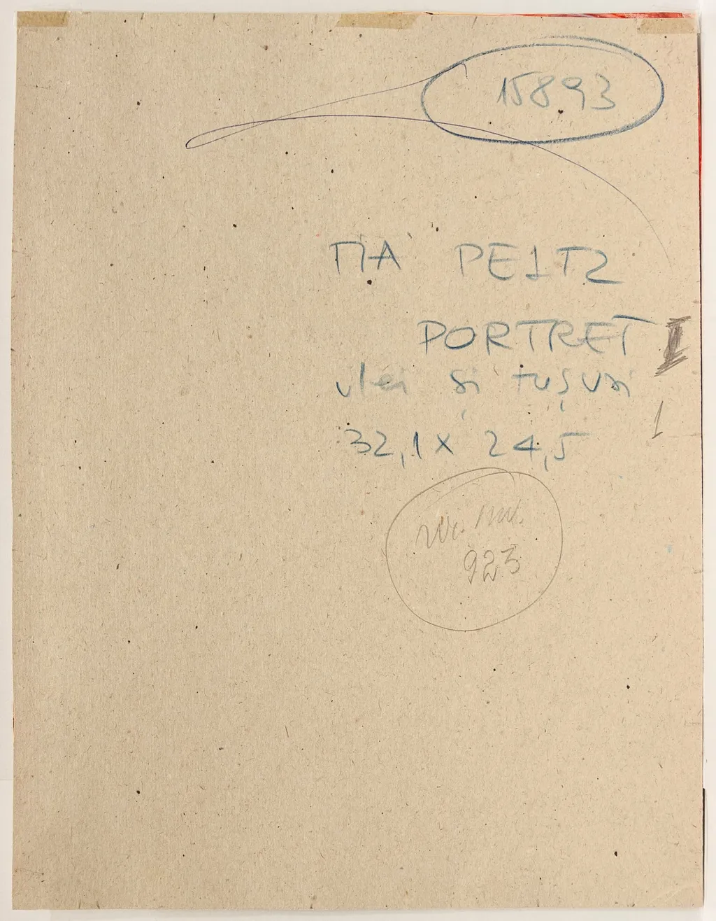 Portret I, by Tia Peltz, 1950