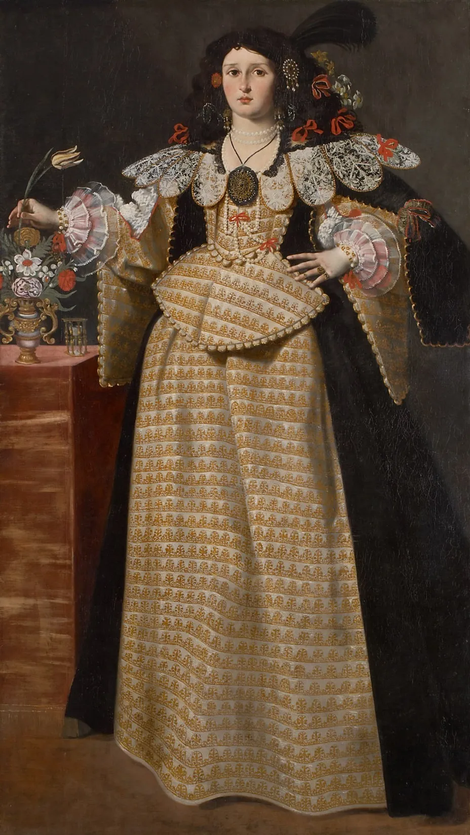 Portrait of a Lady, by Tiberio Tinelli, oil
