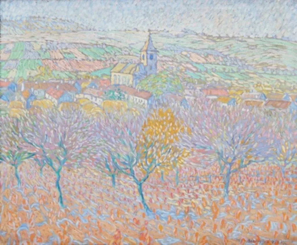 Peisaj de primăvară, by Tibor Boromisza, unspecified, 20