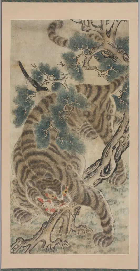 Tiger and Magpie