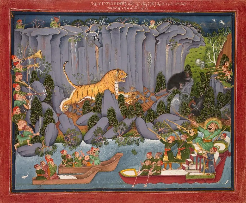 Tiger Hunt of Ram Singh II, 1835