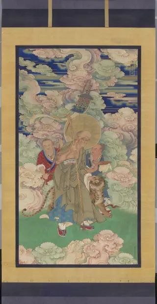 Tiger-taming arhat