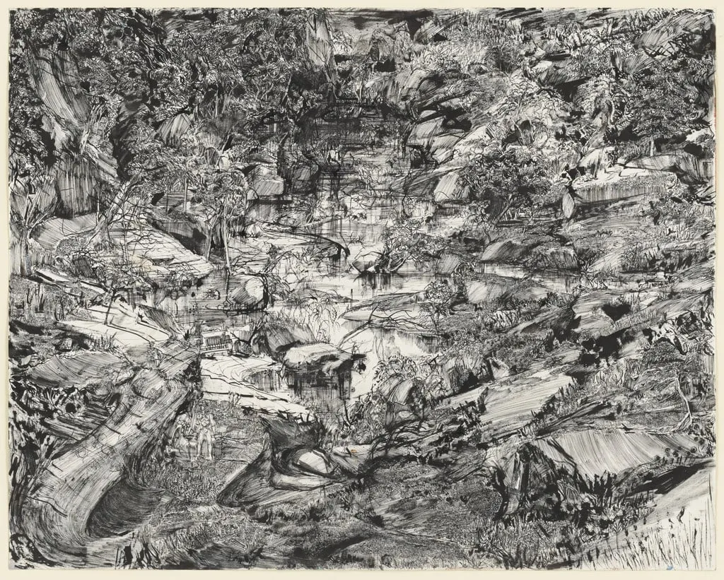 Untitled, by Timothy West, gouache, 1966
