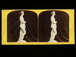 Tinted Venus sculpture by John Gibson, 1862