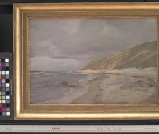 Tisvilde Strand. Gråvejr