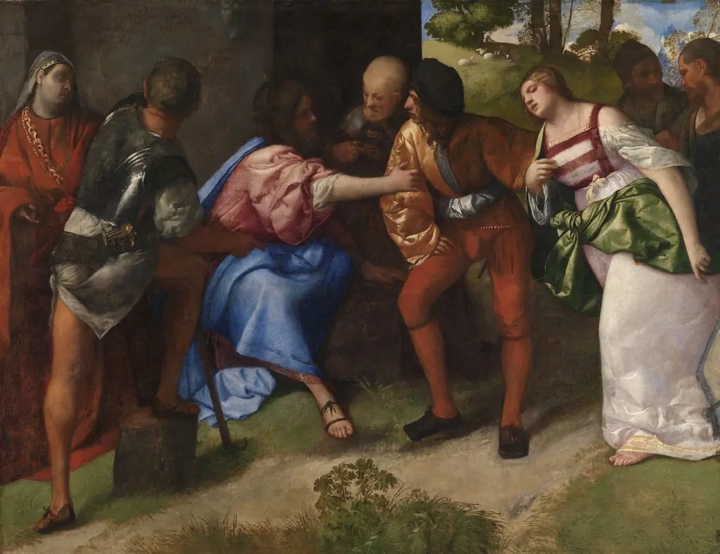 Christ and the Woman Taken in Adultery, by Titian