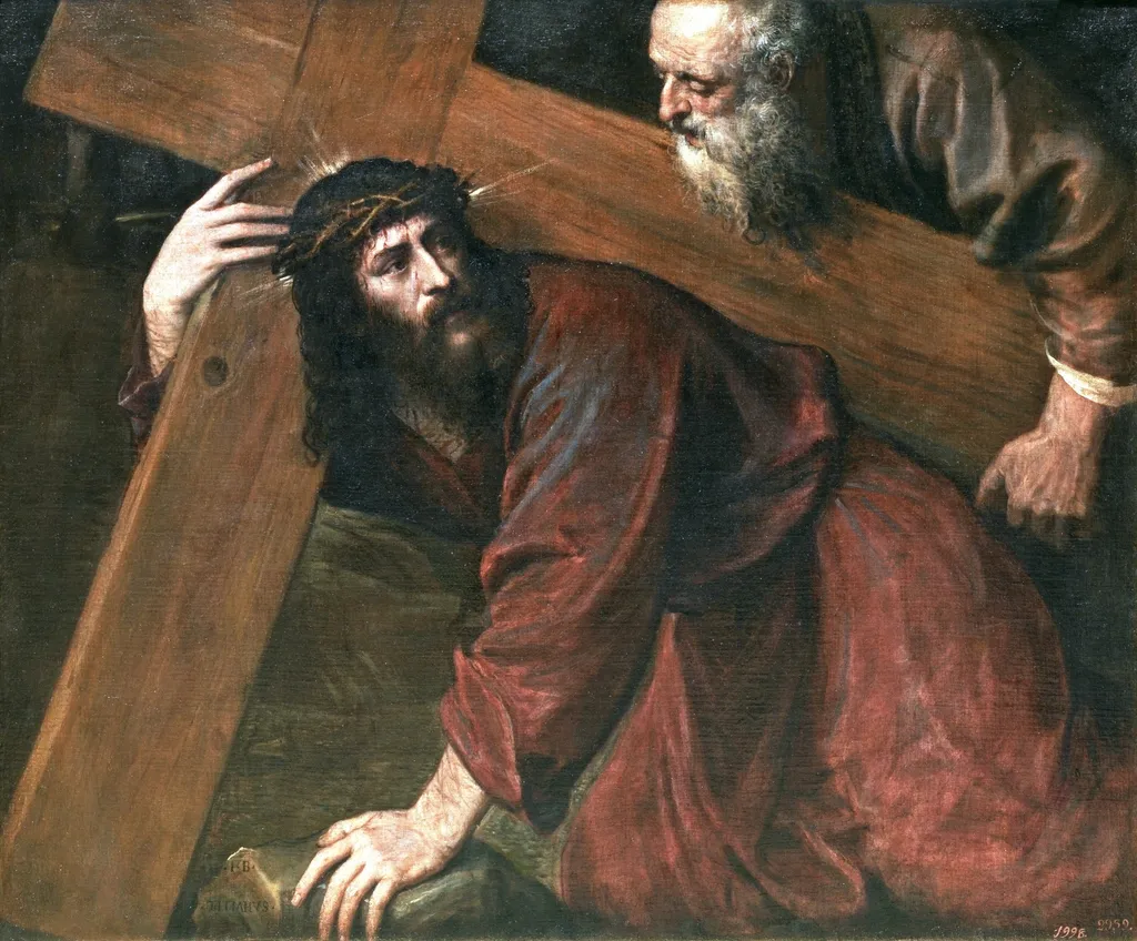 Christ on the Way to Calvary, by Titian, oil, 1560