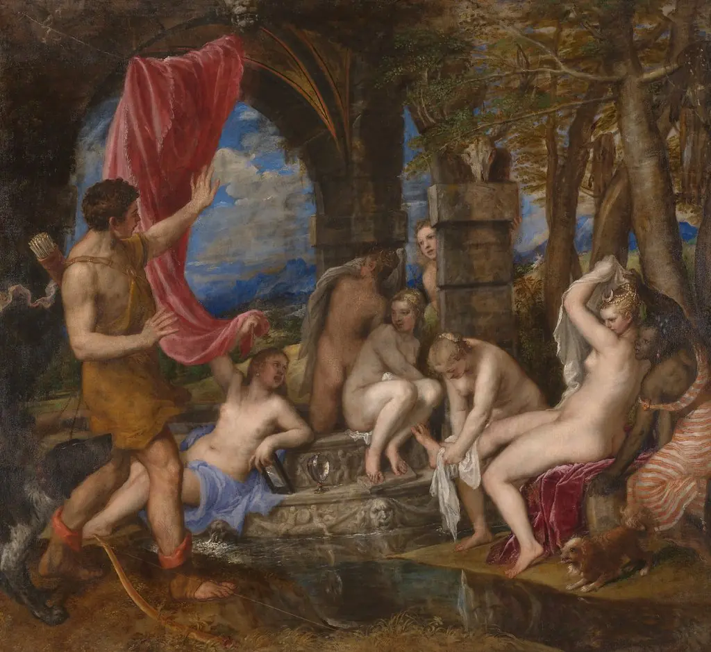 Diana and Actaeon, by Titian