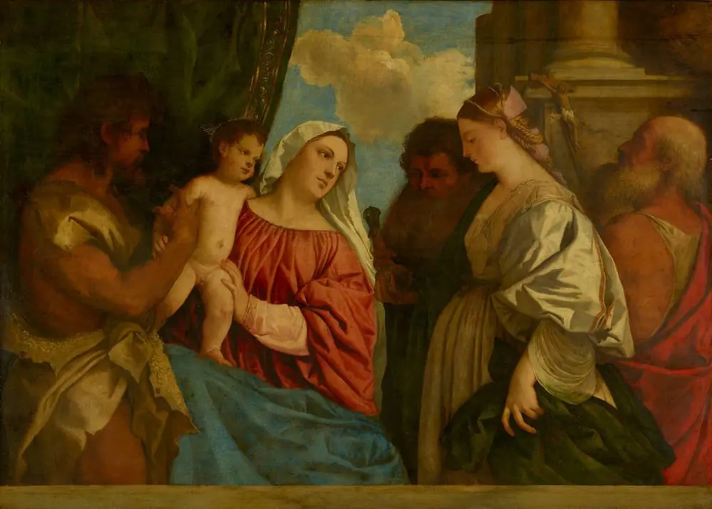 Madonna and Child with Four Saints
