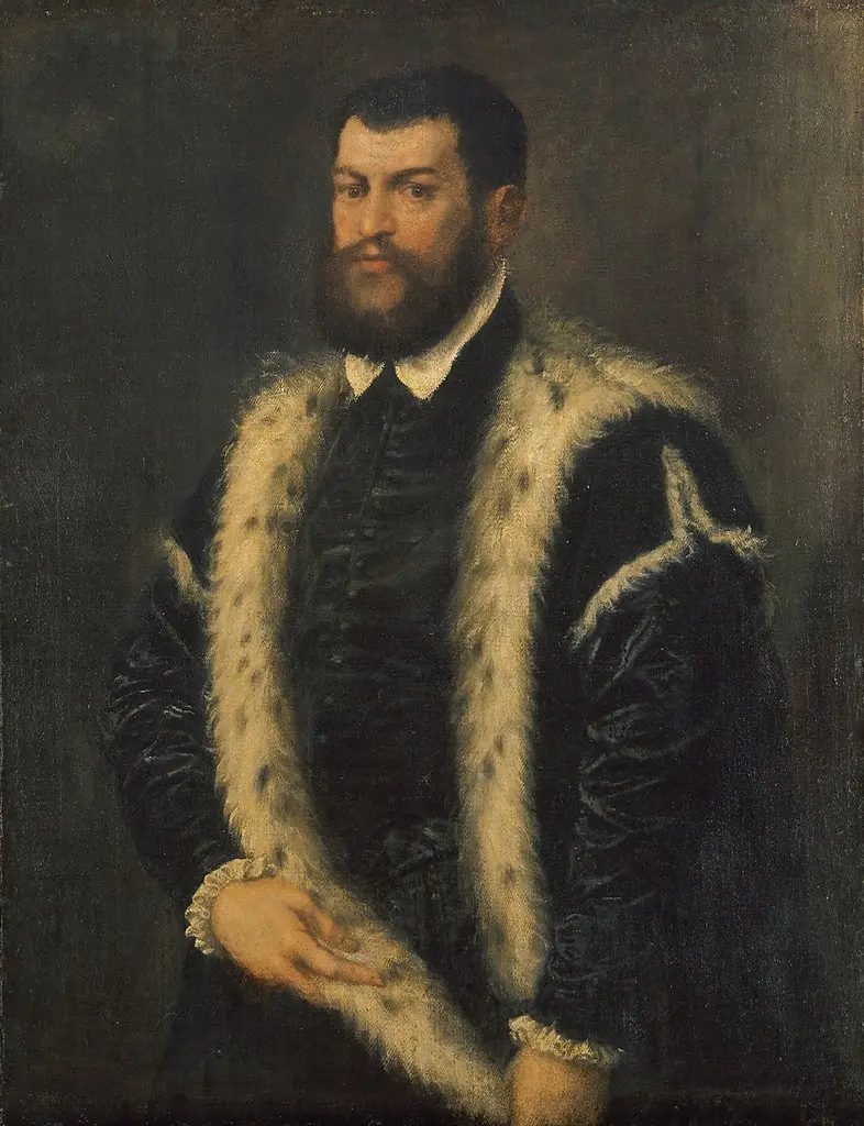 Man with Ermine Coat, by Titian