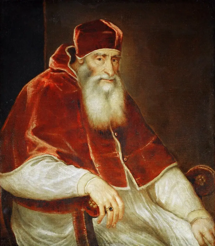 Pope Paul III Farnese (1468-1549), by Titian