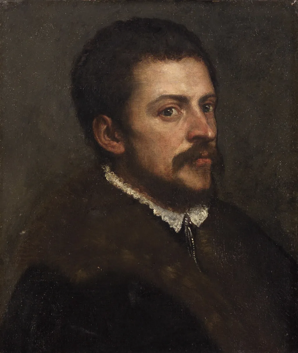 Portrait of a Bearded Man, by Titian, oil, 1560