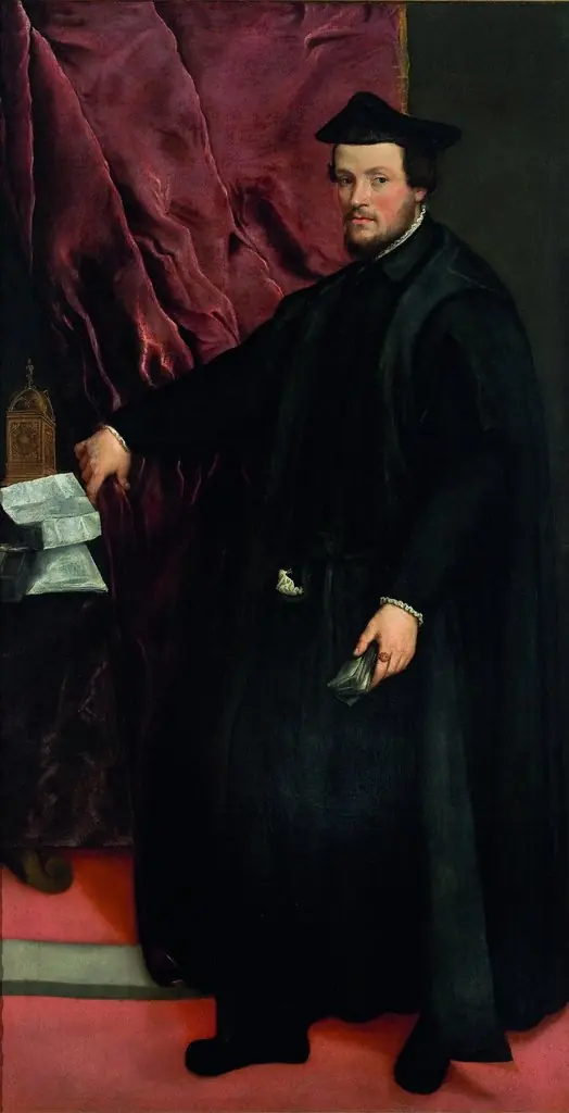 Portrait of Cardinal Cristoforo Madruzzo, by Titian