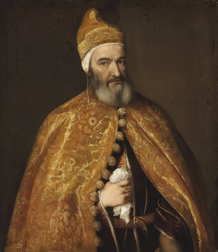 Portrait of Marcantonio Trevisan, Doge of Venice, by Titian