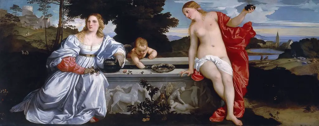 Sacred and Profane Love, by Titian, 1514