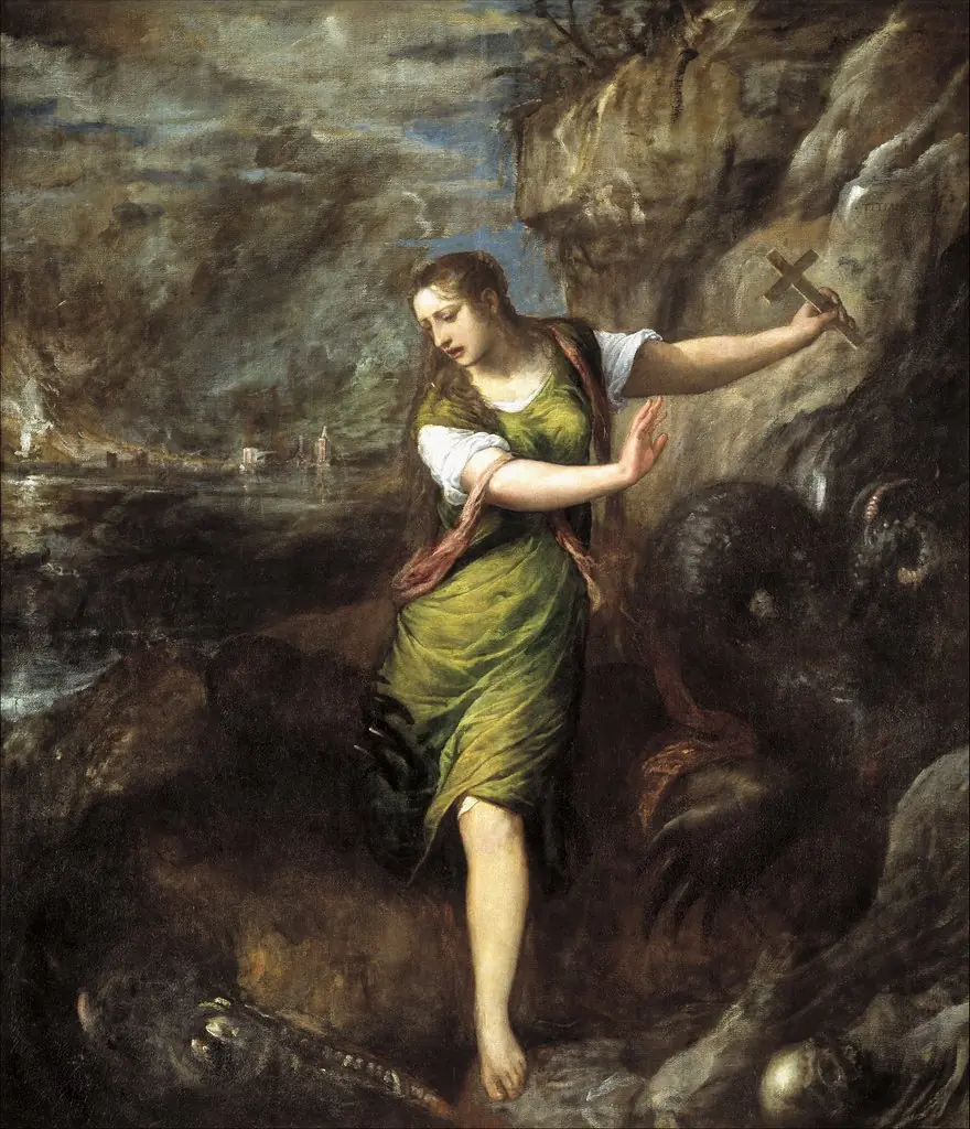 Saint Margaret and the Dragon, by Titian