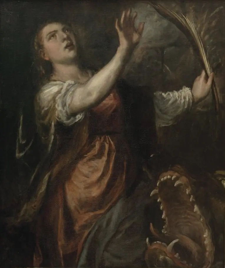 Saint Margaret and the Dragon, by Titian