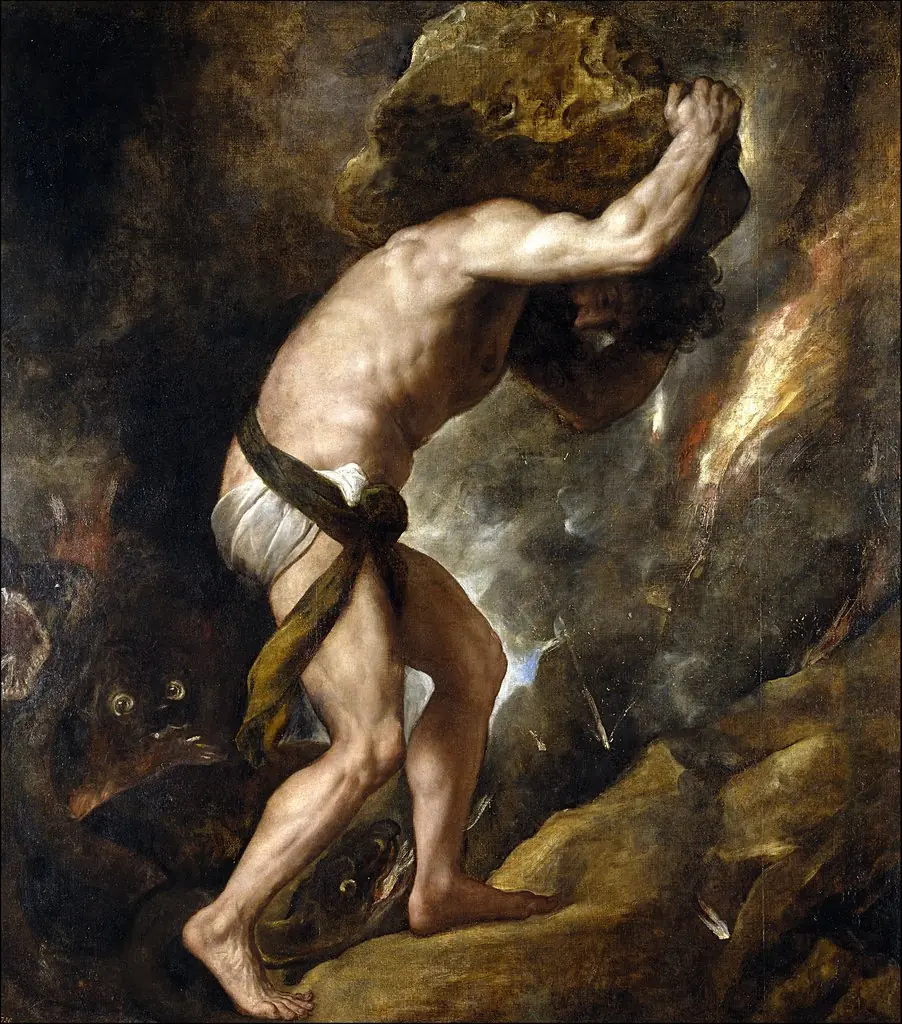 Sisyphus, by Titian
