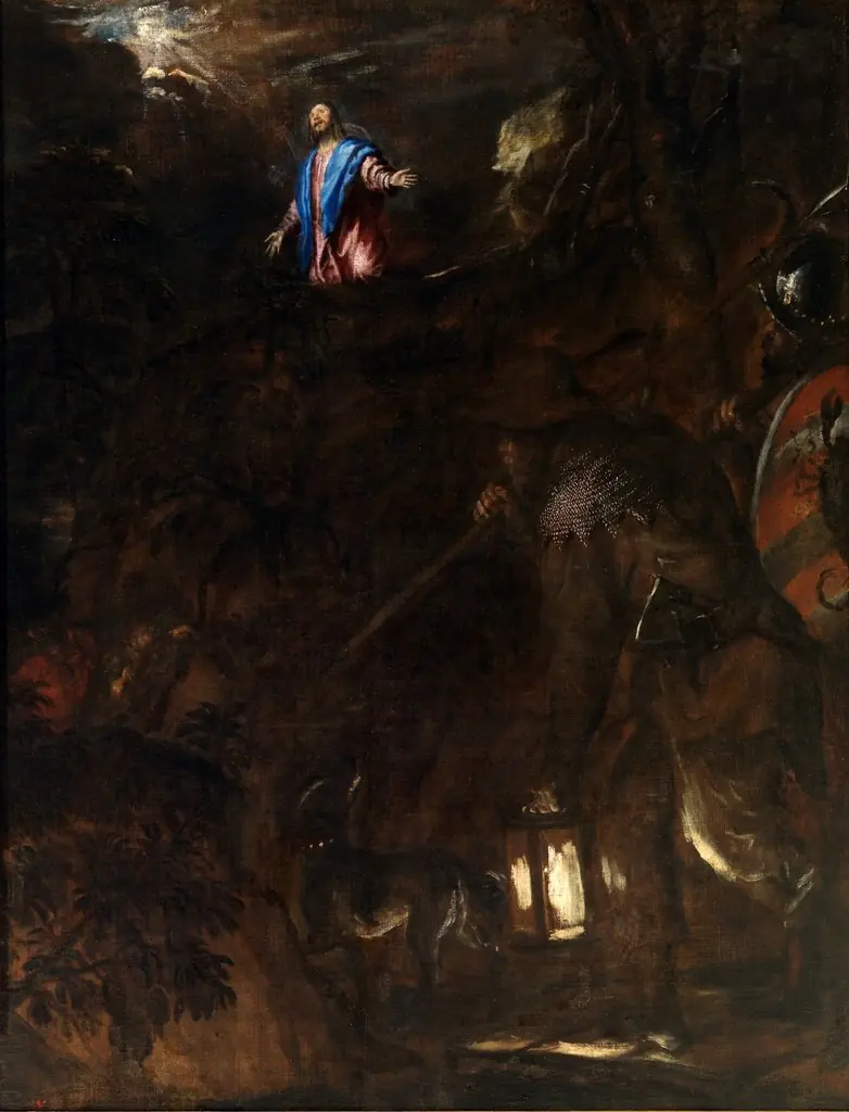 The Agony in the Garden, by Titian, 1558