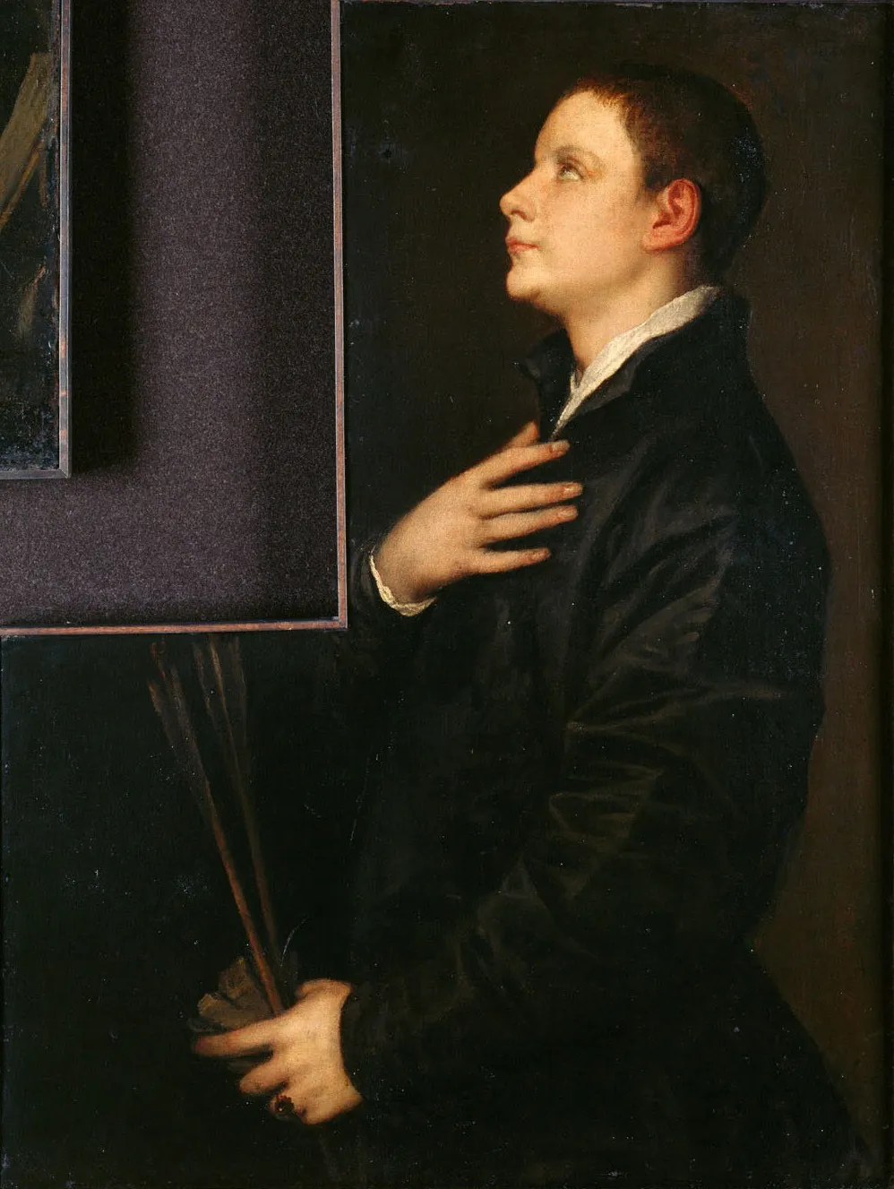 The Son of the Orator Francesco Filetto, by Titian, oil, 1540