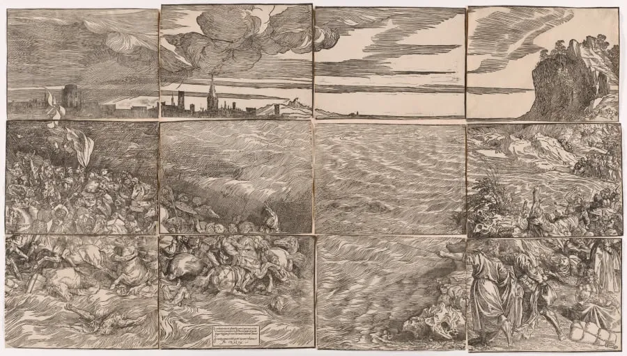 The Submersion of Pharaoh's Army in the Red Sea, by Titian, 1514