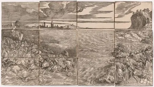 The Submersion of Pharaoh's Army in the Red Sea, by Titian