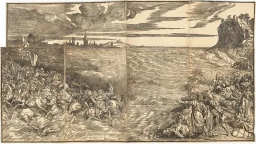 The Submersion of Pharoah's Army in the Red Sea, by Titian