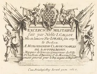Title Page for "The Military Exercises"