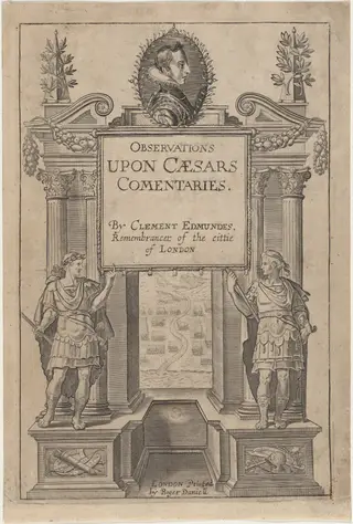 Title Page to Observations Upon Caesar's Commentaries by Clement Edmondes
