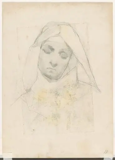 Head of a Nun, by Tito Lessi