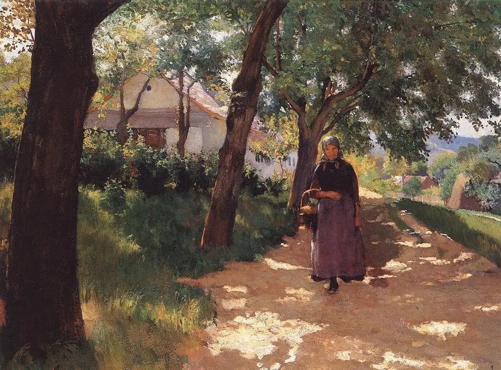 Homewards, by Tivadar Zemplényi