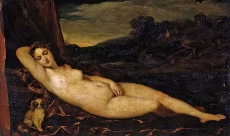 Sleeping Venus, by Tizianello
