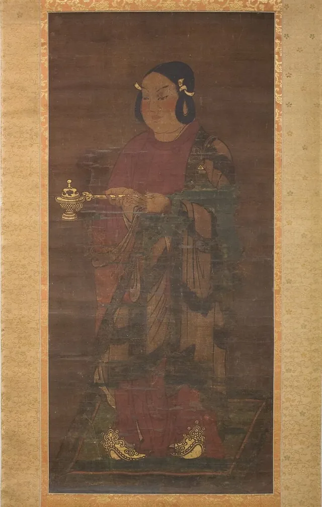 聖徳太子孝養図 (Shotoku Taishi kōyō zu)"|Prince Shōtoku at Age Sixteen