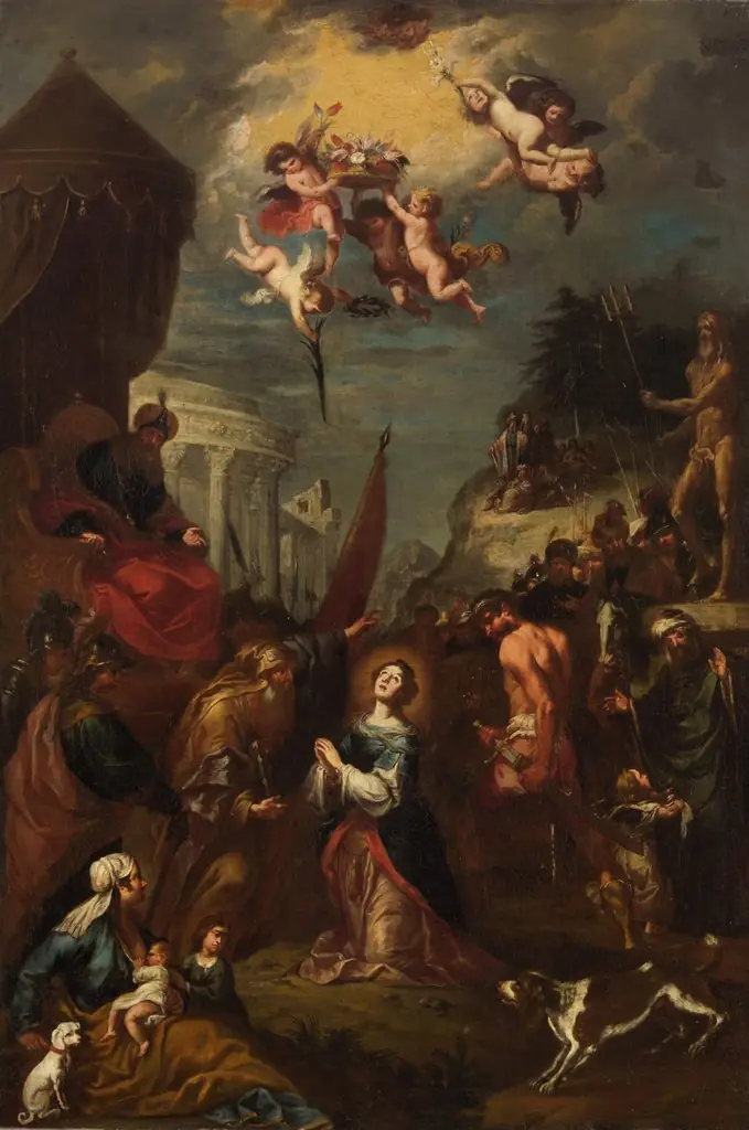 Marter der Hl. Dorothea, by Tobias Pock
