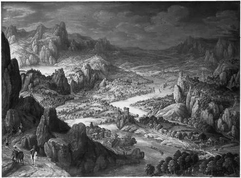 Felslandschaft, by Tobias Verhaecht, unspecified, 1612