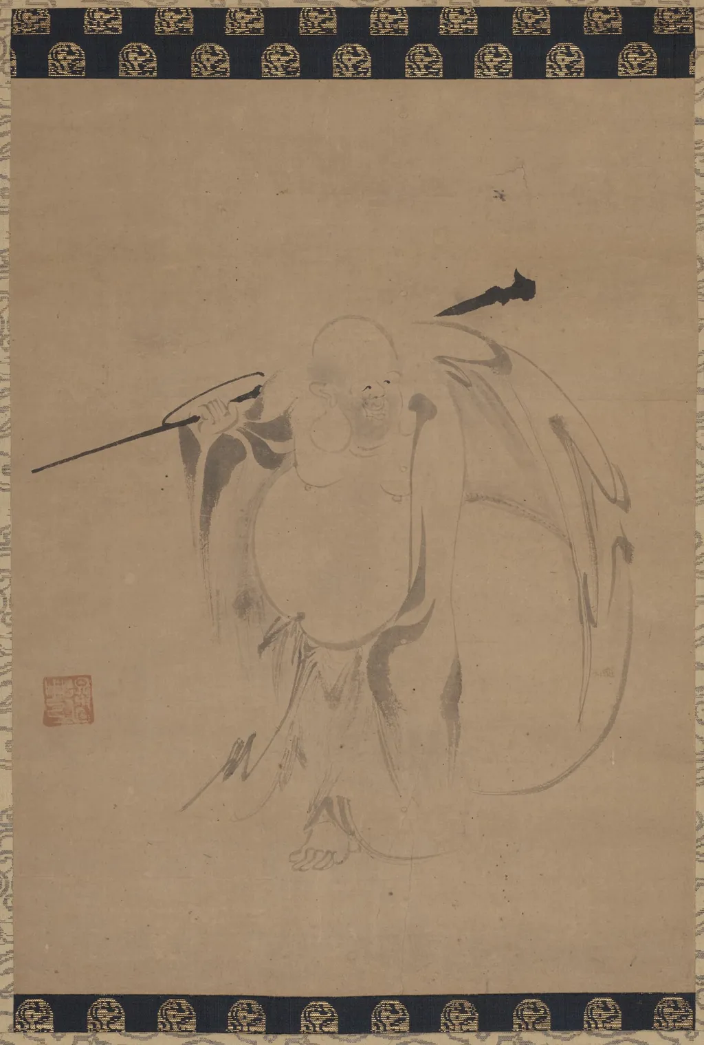 Hotei, by Tokuchū, unspecified, 1404