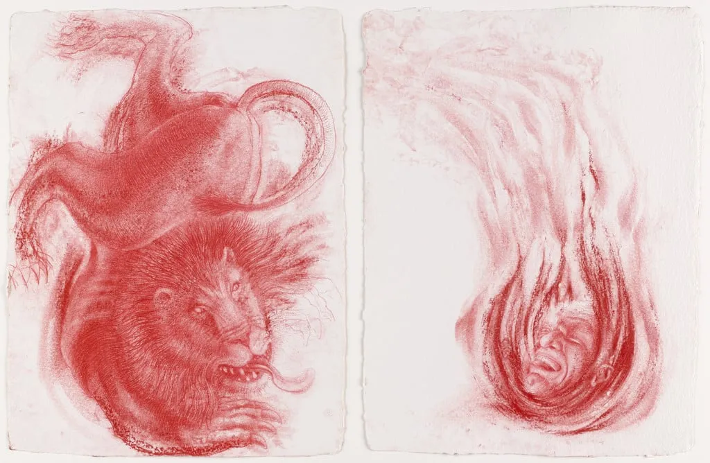 Untitled, by Tom Knechtel, pastel, 2004