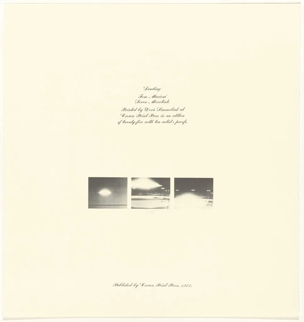 Untitled, by Tom Marioni, ink, 1977