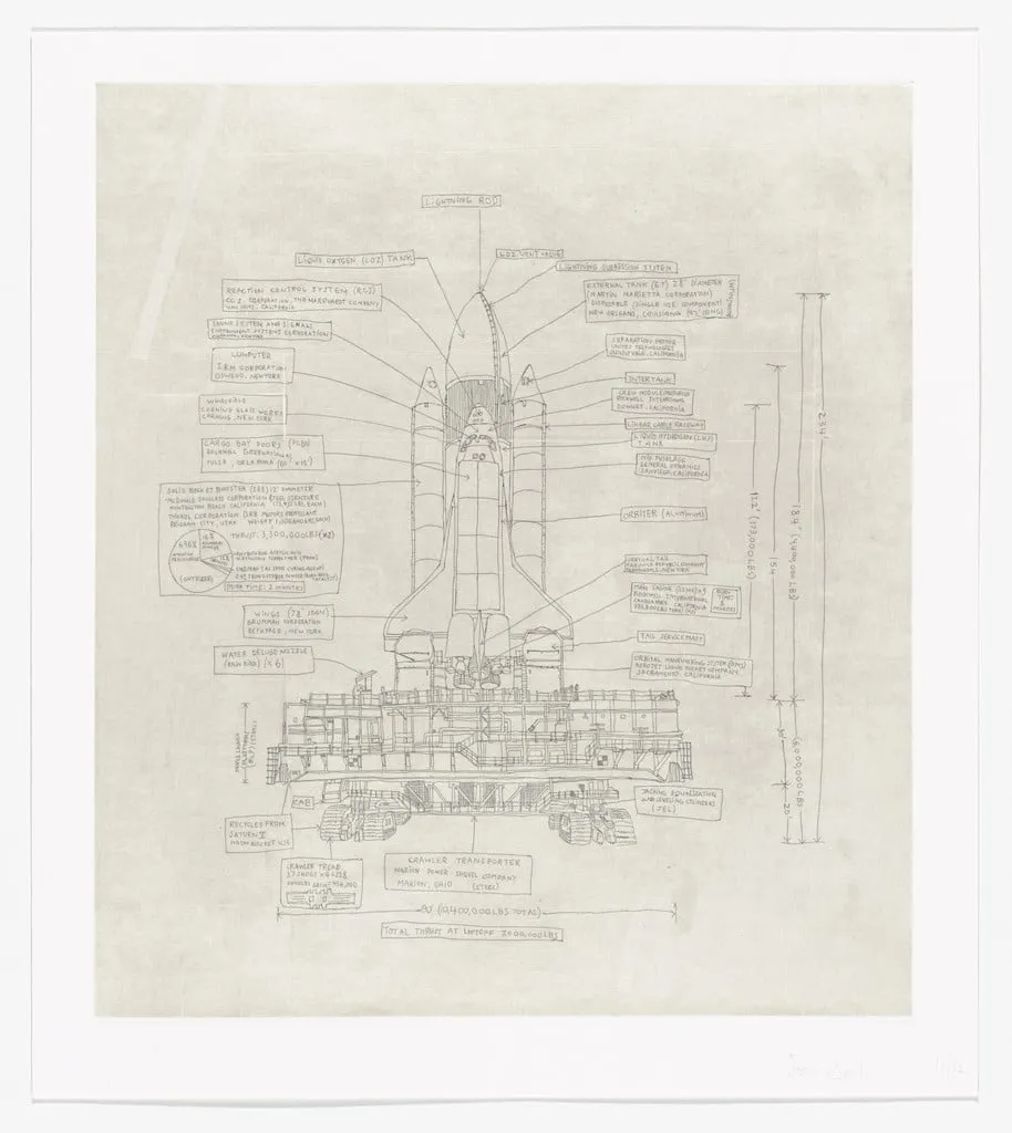 Untitled, by Tom Sachs, ink, 2013
