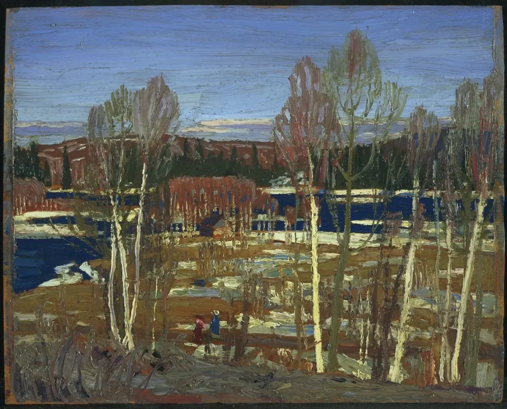 Larry Dickson's Cabin, by Tom Thomson