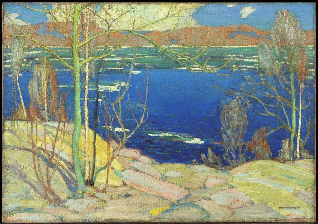 Spring Ice, by Tom Thomson, oil, 1916