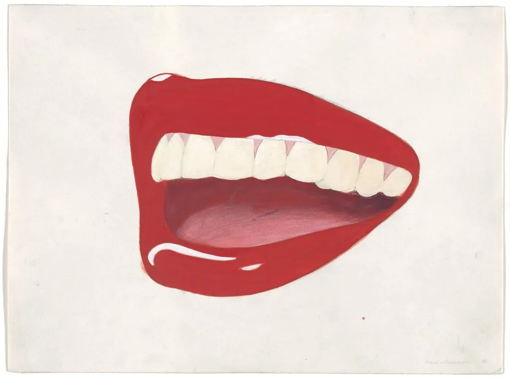 Untitled, by Tom Wesselmann, acrylic, 1966