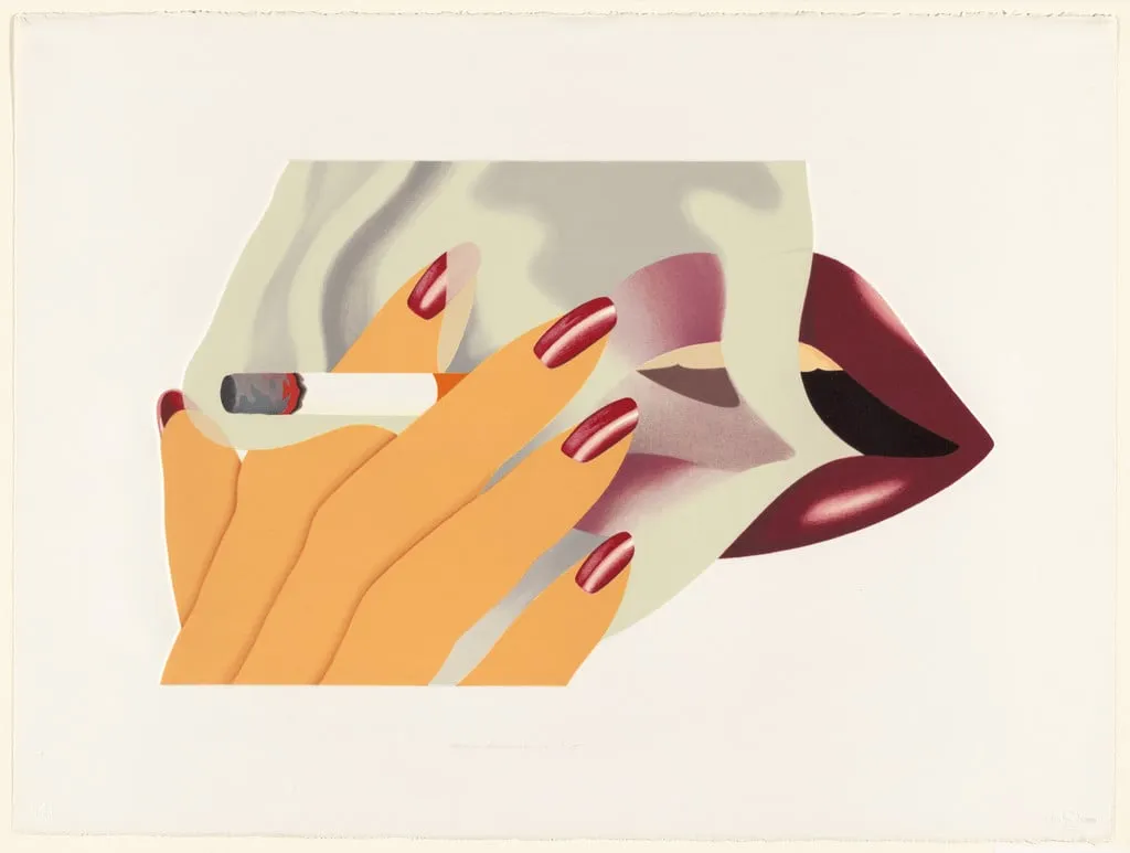 Untitled, by Tom Wesselmann, ink, 1976