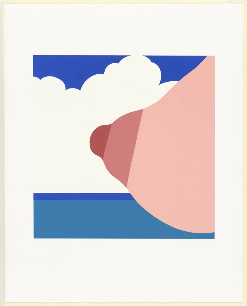 Untitled, by Tom Wesselmann, ink, 1967