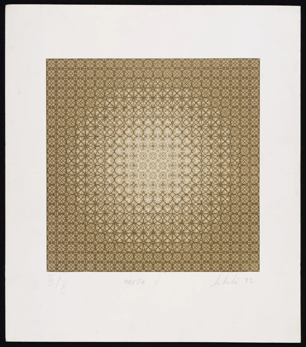 MREŽA II, by Tomislav Mikulic, 1973