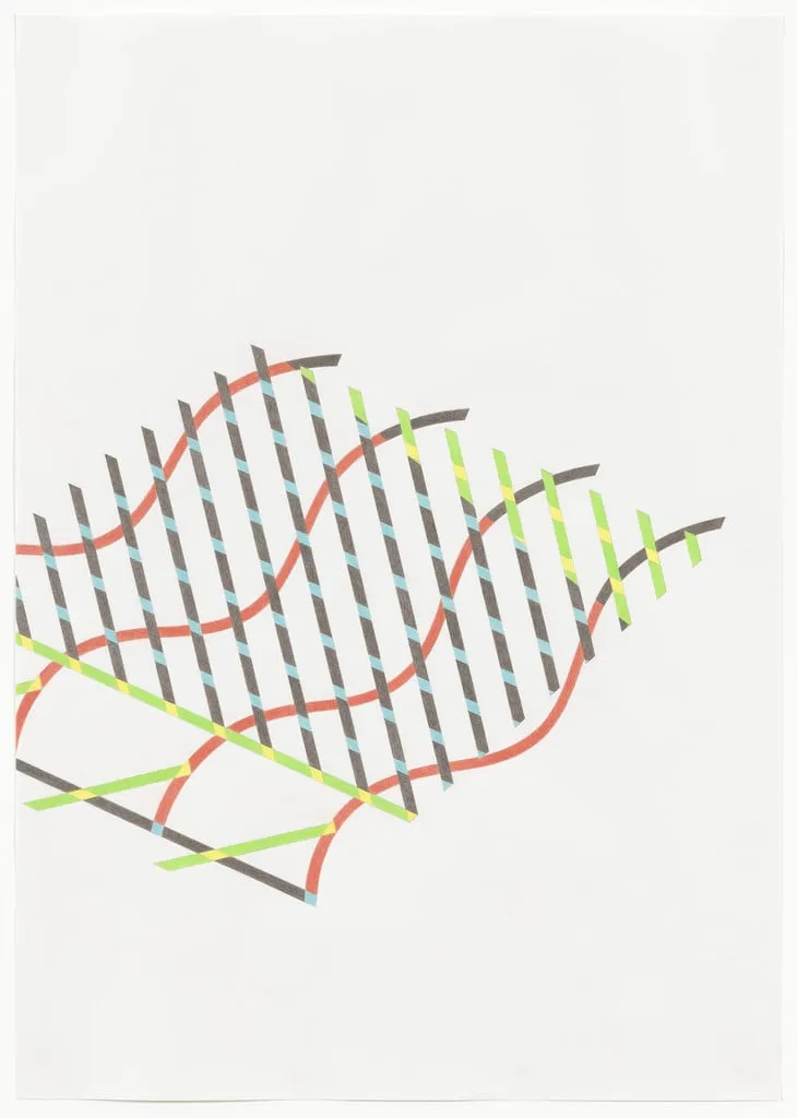 Untitled, by Tomma Abts, graphite, 2013