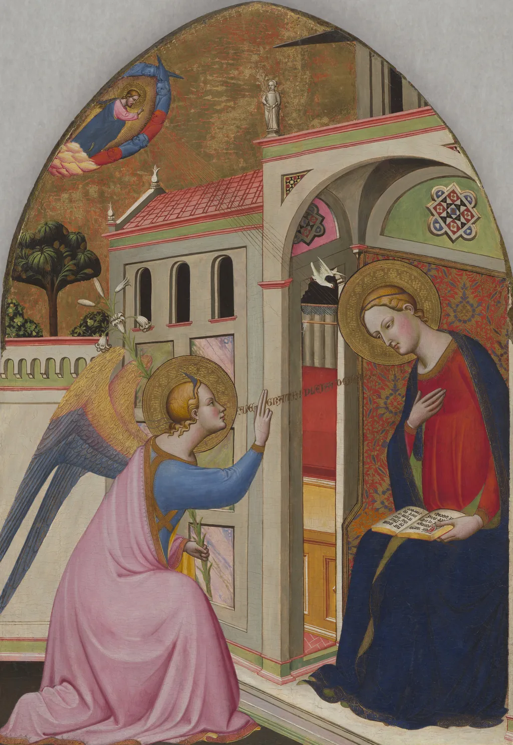 The Annunciation, by Tommaso del Mazza, unspecified, 1396