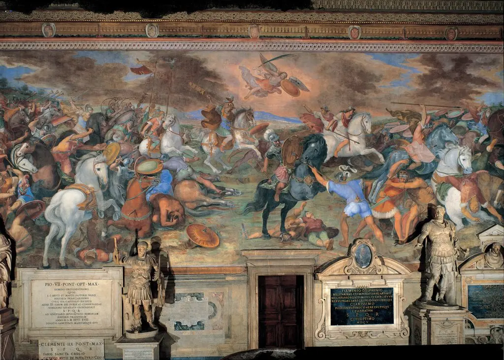 Battle of Lake Regillus, by Tommaso Laureti