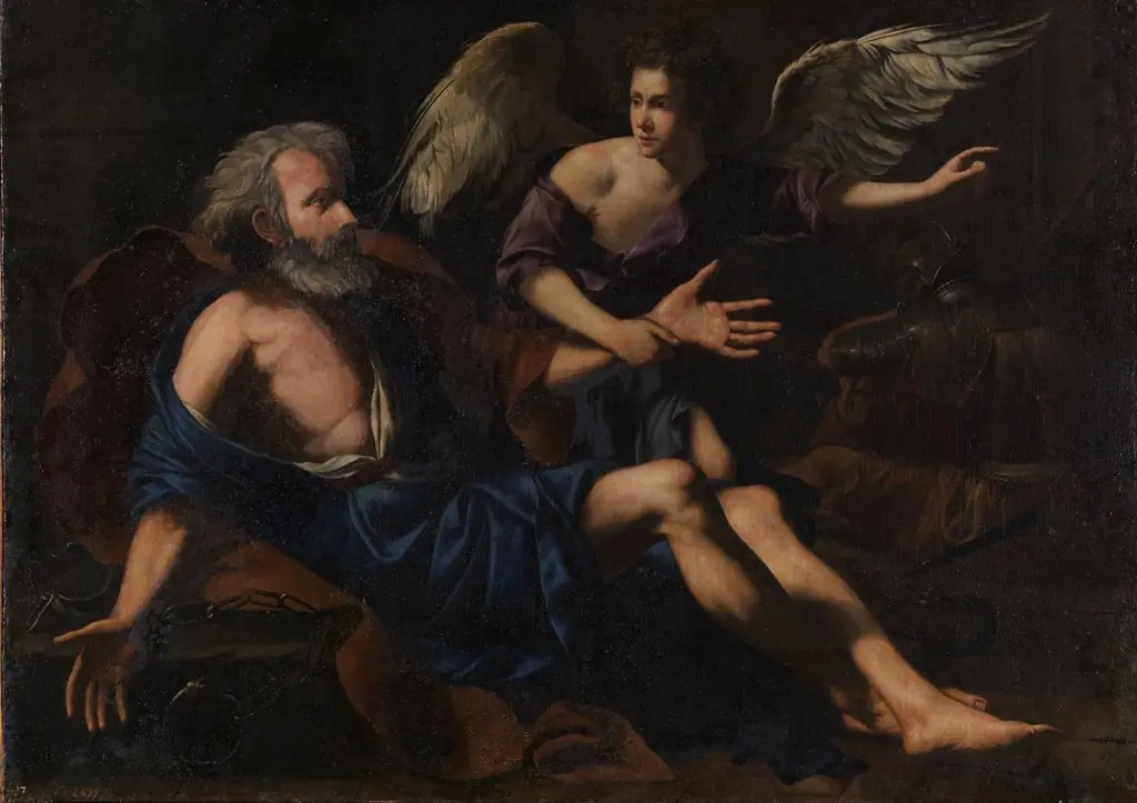 Saint Peter freed by an Angel, by Tommaso Salini