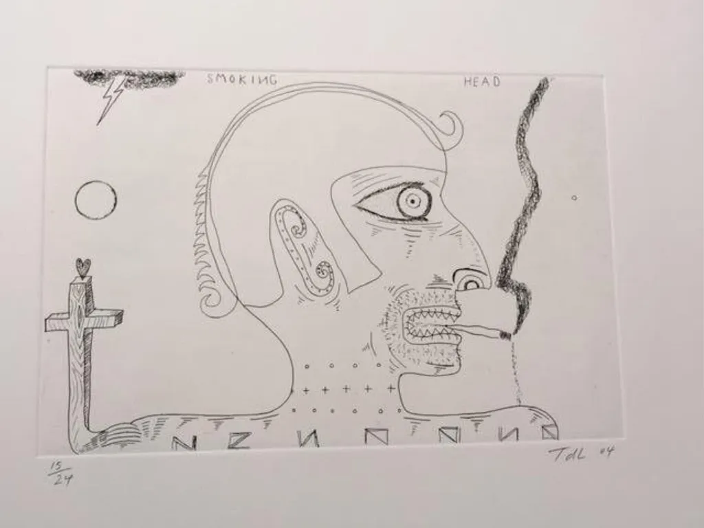 Smoking Head, by Tony de Latour, 2004